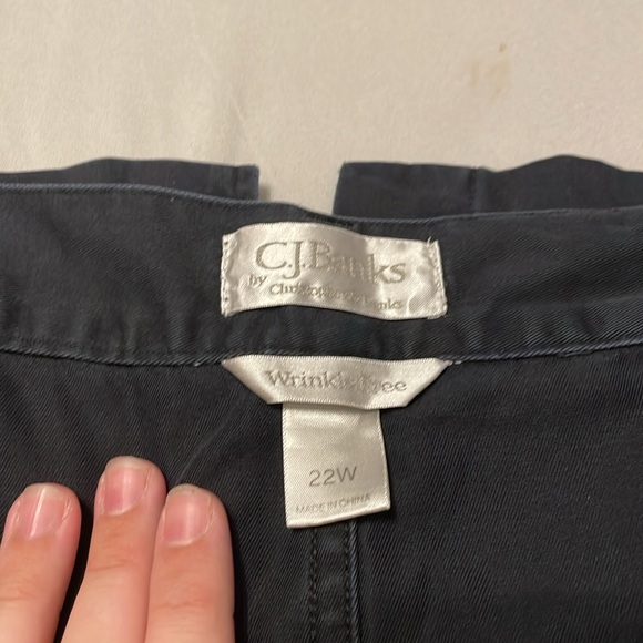 CJ Banks Blue Skirt - Picture 3 of 4